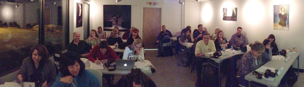 A full house for one of our Photography The Basics courses